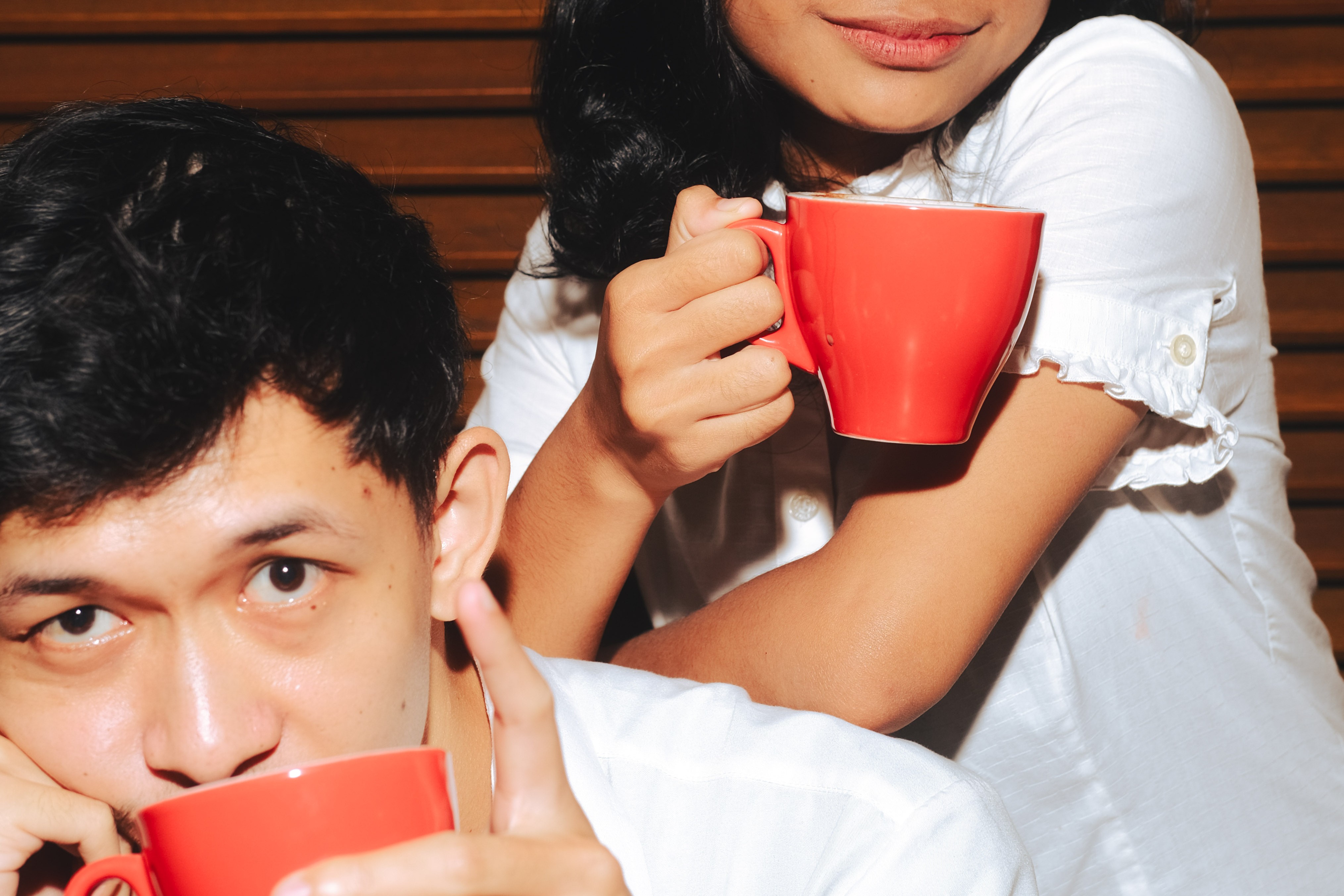 Kopi Cinta team with coffee
